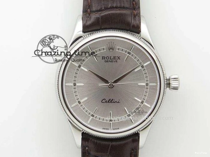 MiroTime 0426 QuickDry DayDate 40 SS GSF Gain Weight Blue Roman Dial Diamonds Bezel on President Bracelet A 1917